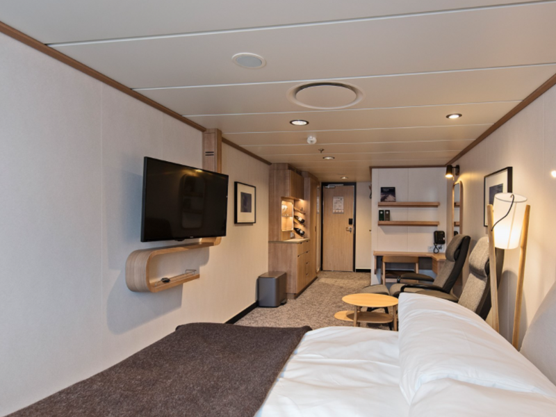 Arctic Superior | Outside cabin - Lower/middle decks